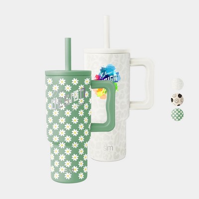 24 oz Simple Modern® Stainless Steel Double-Walled Insulated Trek Kids Tumbler w/ Silicone Straw Lid