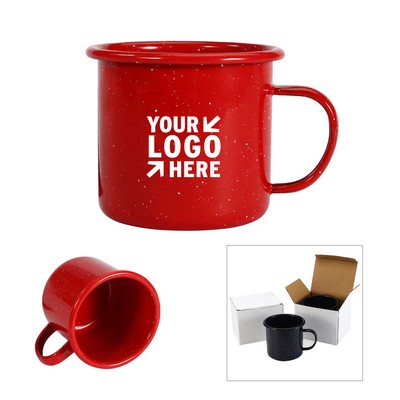17 Oz. Enamel Camping Mug